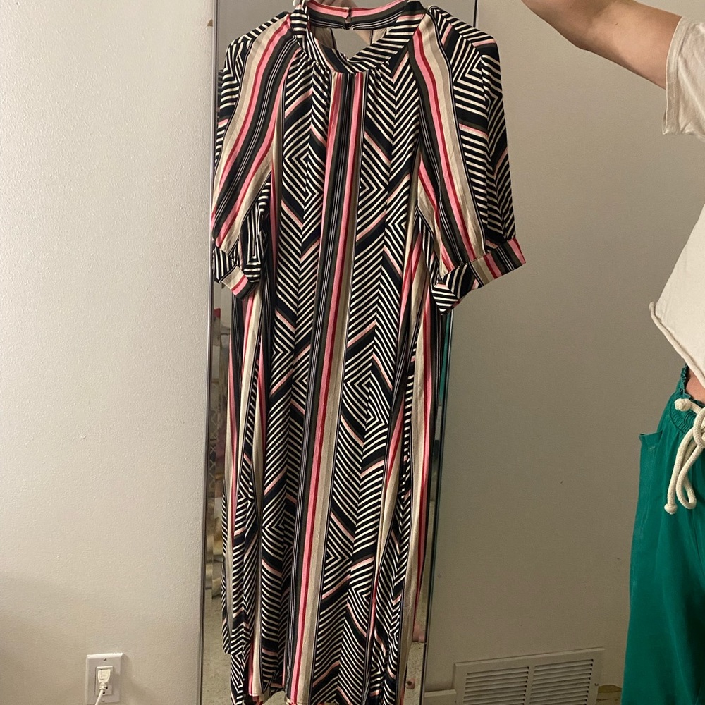 Anthropologie patterned midi dress (open to offers!)